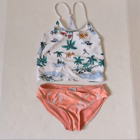 Old navy kid girls Tankini swimsuit lot - size Large - Picture 4 of 7